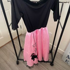 50s style poodle dress costume